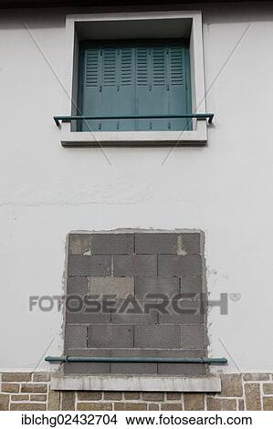 "Blocked off windows, abandoned house, Puy de Dome, Auvergne, France, Europe" View Large Photo Image Picture - "Blocked off windows, abandoned house, Puy de Dome, Auvergne, France, Europe". Fotosearch