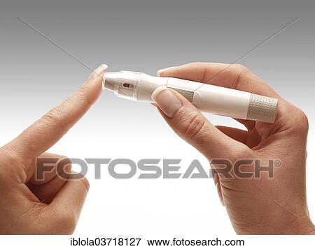 "Blood glucose test device for diabetics, Germany, Europe" View Large Photo Image Stock Photo - "Blood glucose test device for diabetics, Germany, Europe". Fotosearch