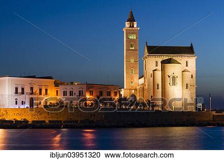 "Blue Hour, Gothic Norman Trani Cathedral, 11th century, Trani, Bari, Apulia Province, Italy, Europe" View Large Photo Image Stock Image - "Blue Hour, Gothic Norman Trani Cathedral, 11th century, Trani, Bari, Apulia Province, Italy, Europe". Fotosearch