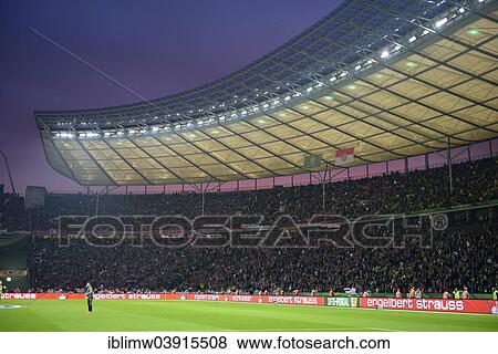 "Blue hour over stadium during thunderstorm and rain, DFB Cup final, Olympiastadion, Berlin, Germany, Europe" View Large Photo Image Stock Photo - "Blue hour over stadium during thunderstorm and rain, DFB Cup final, Olympiastadion, Berlin, Germany, Europe". Fotosearch