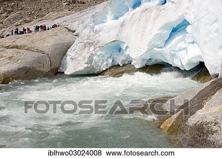 "Blue ice and runoff of the glacier tongue of Nigardsbreen Glacier, Jostedal, Gletscher Jostedalsbreen, Sogn og Fjordane, Western Norway, Norway, Europe" View Large Photo Image Stock Photo - "Blue ice and runoff of the glacier tongue of Nigardsbreen Glacier, Jostedal, Gletscher Jostedalsbreen, Sogn og Fjordane, Western Norway, Norway, Europe". Fotosearch