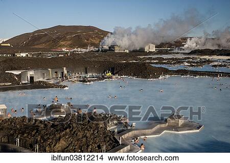 "Blue Lagoon, Suournes or Southern Peninsula, Reykjanes Peninsula, Iceland, Europe" View Large Photo Image Picture - "Blue Lagoon, Suournes or Southern Peninsula, Reykjanes Peninsula, Iceland, Europe". Fotosearch
