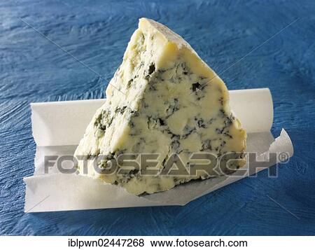 Stock Photo - "Blue Vinney, British Blue cheese". Fotosearch