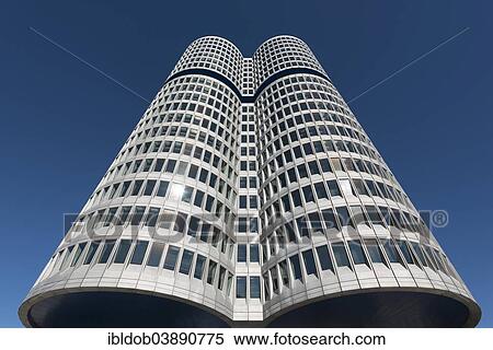 "BMW Tower or BMW four-cylinder, corporate headquarters, Munich, Upper Bavaria, Bavaria, Germany, Europe" View Large Photo Image Stock Photography - "BMW Tower or BMW four-cylinder, corporate headquarters, Munich, Upper Bavaria, Bavaria, Germany, Europe". Fotosearch