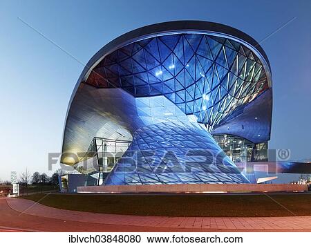 "BMW Welt at dusk, Munich, Upper Bavaria, Bavaria, Germany, Europe" View Large Photo Image Stock Image - "BMW Welt at dusk, Munich, Upper Bavaria, Bavaria, Germany, Europe". Fotosearch