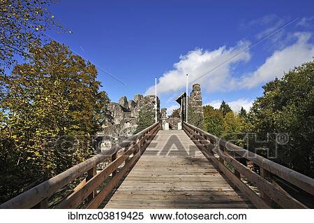 "Boardwalk to the Alt-Trauchburg castle ruins, 13th century, Kleinweiler, Oberallgau, Bavaria, Germany, Europe" View Large Photo Image Stock Photography - "Boardwalk to the Alt-Trauchburg castle ruins, 13th century, Kleinweiler, Oberallgau, Bavaria, Germany, Europe". Fotosearch
