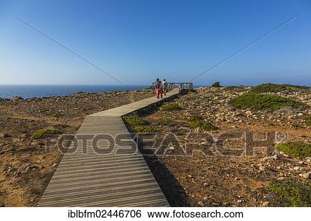 "Boardwalk to the lookout point, Carrapateira, Algarve, West Coast, Portugal, Europe" View Large Photo Image Stock Photograph - "Boardwalk to the lookout point, Carrapateira, Algarve, West Coast, Portugal, Europe". Fotosearch