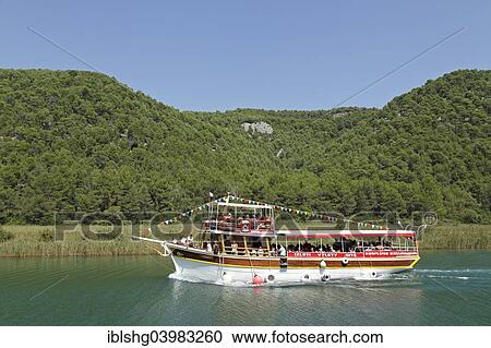 "Boat excursion from Skradin to Krka National Park, Dalmatia, Croatia, Europe" View Large Photo Image Stock Image - "Boat excursion from Skradin to Krka National Park, Dalmatia, Croatia, Europe". Fotosearch