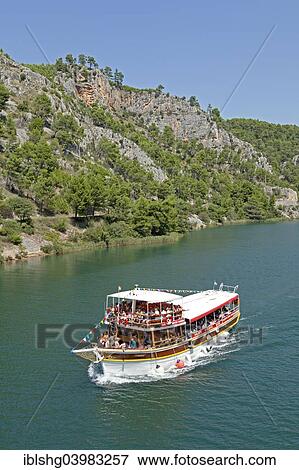 "Boat excursion from Skradin to Krka National Park, Dalmatia, Croatia, Europe" View Large Photo Image Stock Photo - "Boat excursion from Skradin to Krka National Park, Dalmatia, Croatia, Europe". Fotosearch