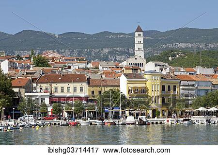 "Boat harbour, Crikvenica, Kvarner Gulf, Croatia, Europe" View Large Photo Image Stock Photo - "Boat harbour, Crikvenica, Kvarner Gulf, Croatia, Europe". Fotosearch