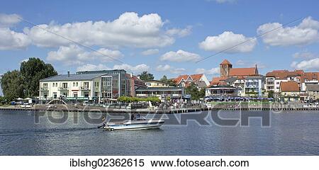 "Boat harbour, Waren, Mecklenburg Lake District, Mecklenburg-Western Pomerania, Germany, Europe" View Large Photo Image Stock Photography - "Boat harbour, Waren, Mecklenburg Lake District, Mecklenburg-Western Pomerania, Germany, Europe". Fotosearch