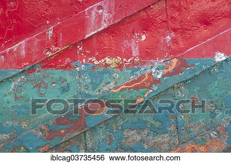 "Boat hull with coloured paint residues, Jutland, Denmark, Europe" View Large Photo Image Stock Photograph - "Boat hull with coloured paint residues, Jutland, Denmark, Europe". Fotosearch
