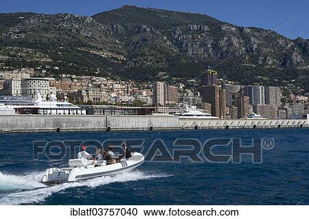 "Boat off Monte Carlo, Monaco, Cote d'Azur,, Europe" View Large Photo Image Stock Image - "Boat off Monte Carlo, Monaco, Cote d'Azur,, Europe". Fotosearch