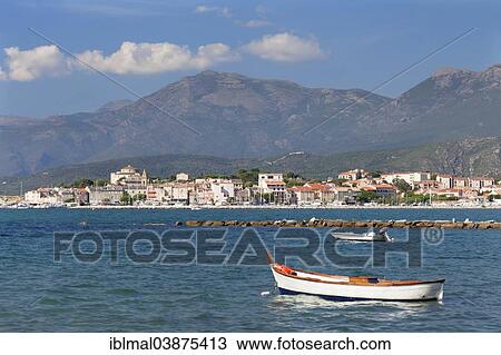 "Boat off Saint-Florent, Corsica, France, Europe" View Large Photo Image Stock Image - "Boat off Saint-Florent, Corsica, France, Europe". Fotosearch