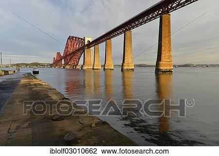 "Boat wharf at Forth Bridge, railway bridge over the Firth of Forth, Queensferry, City of Edinburgh, Queensferry, Edinburgh, Scotland, United Kingdom, Europe" View Large Photo Image Stock Image - "Boat wharf at Forth Bridge, railway bridge over the Firth of Forth, Queensferry, City of Edinburgh, Queensferry, Edinburgh, Scotland, United Kingdom, Europe". Fotosearch