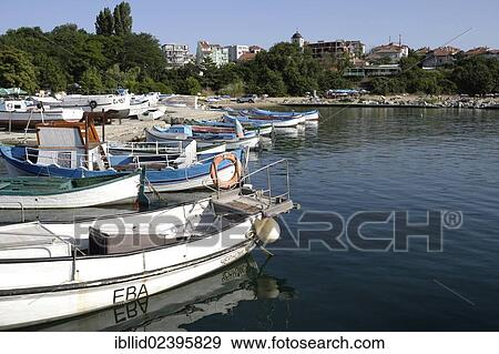 "Boats, fishing port, Chernomorets, Bulgaria, Europe" View Large Photo Image Stock Photo - "Boats, fishing port, Chernomorets, Bulgaria, Europe". Fotosearch