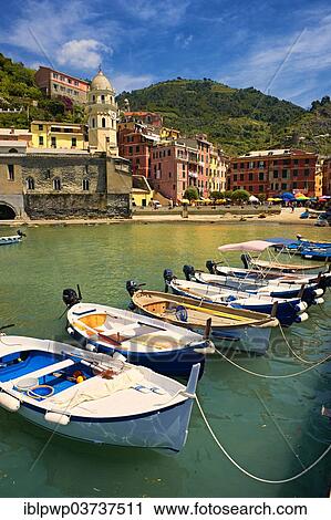 "Boats in the fishing port of Manarola, Manarola, Cinque Terre, Liguria, Italy, Europe" View Large Photo Image Stock Image - "Boats in the fishing port of Manarola, Manarola, Cinque Terre, Liguria, Italy, Europe". Fotosearch