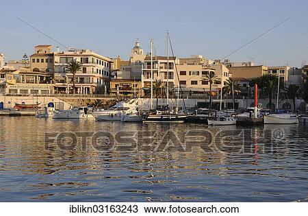 "Boats in the harbor, Cala Rajada, Majorca, Balearic Islands, Spain, Europe" View Large Photo Image Stock Image - "Boats in the harbor, Cala Rajada, Majorca, Balearic Islands, Spain, Europe". Fotosearch