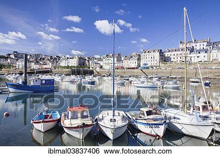 "Boats in the port of Douarnenez, Departement Finistere, Brittany, France, Europe" View Large Photo Image Stock Photograph - "Boats in the port of Douarnenez, Departement Finistere, Brittany, France, Europe". Fotosearch