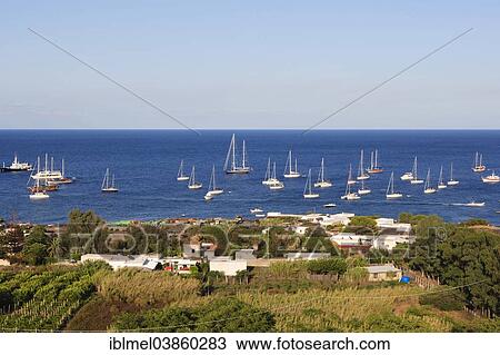 "Boats in the Tyrrhenian Sea off Isola Stromboli, Aeolian Islands, Sicily, Italy, Europe" View Large Photo Image Stock Image - "Boats in the Tyrrhenian Sea off Isola Stromboli, Aeolian Islands, Sicily, Italy, Europe". Fotosearch
