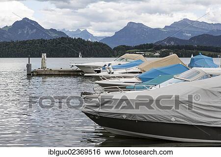 "Boats on Lake Lucerne in Meggen, Lucerne, Switzerland, Europe" View Large Photo Image Stock Photograph - "Boats on Lake Lucerne in Meggen, Lucerne, Switzerland, Europe". Fotosearch