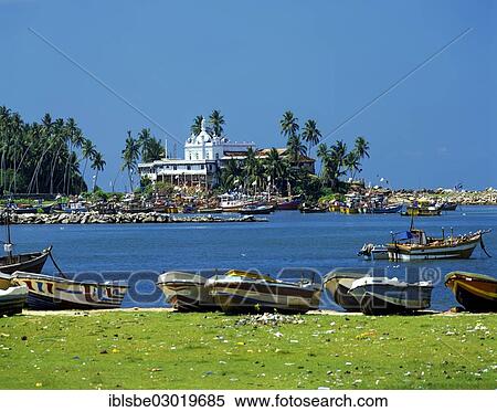 Stock Photography - "Boats on the Bentota River, Bentota, Kalutara Distrikt, Sri Lanka, Asia". Fotosearch