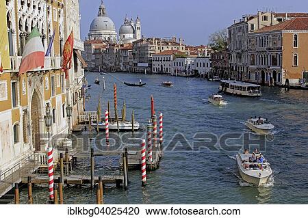 "Boats on the Grand Canal, Venice, Veneto, Italy, Europe" View Large Photo Image Stock Image - "Boats on the Grand Canal, Venice, Veneto, Italy, Europe". Fotosearch