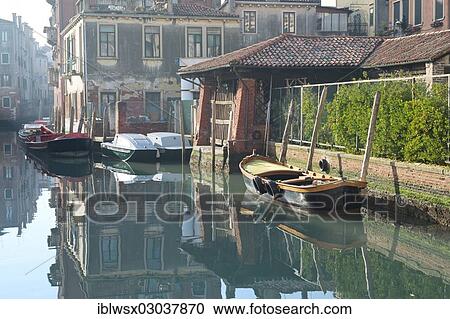 "Boats on the Rio de la Misericordia, Cannaregio, Venedig, Venezia, Veneto Region, Italy, Europe" View Large Photo Image Stock Image - "Boats on the Rio de la Misericordia, Cannaregio, Venedig, Venezia, Veneto Region, Italy, Europe". Fotosearch