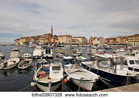 "Boats, Rovinj, Istria, Croatia, Europe" View Large Photo Image Stock Photo - "Boats, Rovinj, Istria, Croatia, Europe". Fotosearch