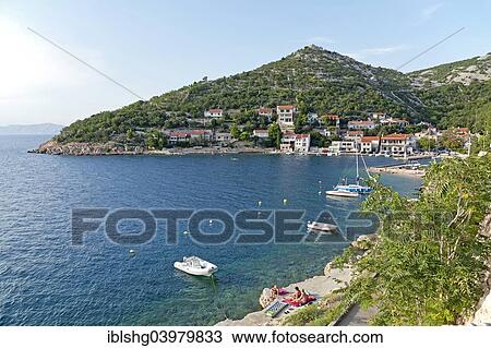 "Boats, view of the town of Stari Grad, Kvarner Gulf, Croatia, Europe" View Large Photo Image Stock Image - "Boats, view of the town of Stari Grad, Kvarner Gulf, Croatia, Europe". Fotosearch