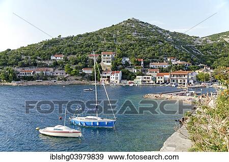 "Boats, view of the town of Stari Grad, Kvarner Gulf, Croatia, Europe" View Large Photo Image Stock Photo - "Boats, view of the town of Stari Grad, Kvarner Gulf, Croatia, Europe". Fotosearch