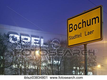 "Bochum town sign, Opel plant, Bochum, Ruhr Area, North Rhine-Westphalia, Germany, Europe" View Large Photo Image Stock Image - "Bochum town sign, Opel plant, Bochum, Ruhr Area, North Rhine-Westphalia, Germany, Europe". Fotosearch