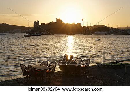 "Bodrum Castle in the sunset, Bodrum, Mugla, Aegean Region, Turkey, Asia" View Large Photo Image Picture - "Bodrum Castle in the sunset, Bodrum, Mugla, Aegean Region, Turkey, Asia". Fotosearch