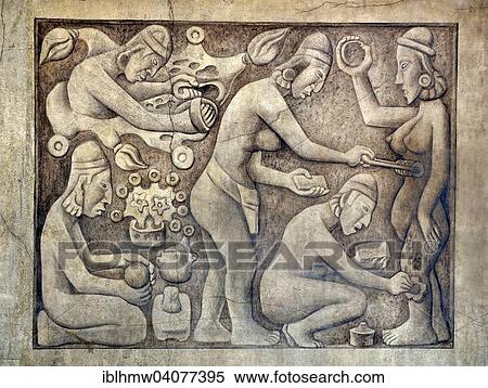 "Body painting, body jewellery, monochrome fresco painting by Diego Rivera in the arcades of the Palacio Nacional, National Palace, Zoccalo, Mexico City, Mexico, North America" View Large Photo Image Stock Photography - "Body painting, body jewellery, monochrome fresco painting by Diego Rivera in the arcades of the Palacio Nacional, National Palace, Zoccalo, Mexico City, Mexico, North America". Fotosearch