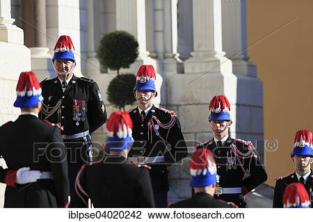 "Bodyguard of the Prince in front of the cathedral on Fete du Prince national holiday, Principality of Monaco" View Large Photo Image Stock Image - "Bodyguard of the Prince in front of the cathedral on Fete du Prince national holiday, Principality of Monaco". Fotosearch