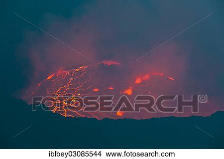 "Boiling lava lake in the crater of Mount Nyiragongo volcano, nahe Goma, Nord-Kivu, Congo, Democratic Republic of the Congo, Africa" View Large Photo Image Picture - "Boiling lava lake in the crater of Mount Nyiragongo volcano, nahe Goma, Nord-Kivu, Congo, Democratic Republic of the Congo, Africa". Fotosearch