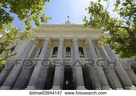 Stock Photo - "Bolsa de Madrid, stock exchange, Madrid, Spain, Europe". Fotosearch