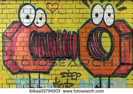 "Bolt, mural, North Rhine-Westphalia, Germany, Europe" View Large Photo Image Stock Image - "Bolt, mural, North Rhine-Westphalia, Germany, Europe". Fotosearch