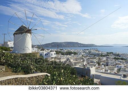 "Bonis Windmill, Mykonos Town, Mykonos, Cyclades, Greece, Europe" View Large Photo Image Stock Image - "Bonis Windmill, Mykonos Town, Mykonos, Cyclades, Greece, Europe". Fotosearch