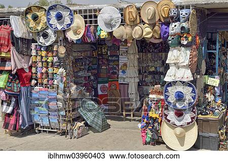 "Booth for souvenirs in the shopping area of ​​the Archaeological Site of Teotihuacan, Mexico, Mexico, North America" View Large Photo Image Stock Image - "Booth for souvenirs in the shopping area of ​​the Archaeological Site of Teotihuacan, Mexico, Mexico, North America". Fotosearch