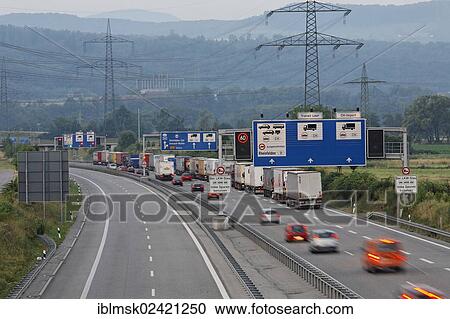 Border between Germany and Switzerland, Traffic jam in the morning, Rheinfelden - Baden, Baden-Wuerttemberg, Germany, Europe View Large Photo Image Stock Image - Border between Germany and Switzerland, Traffic jam in the morning, Rheinfelden - Baden, Baden-Wuerttemberg, Germany, Europe. Fotosearch