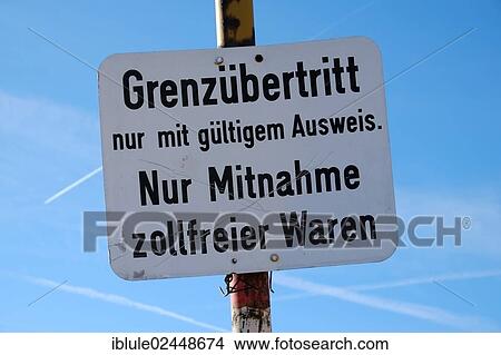 "Border sign between Bavaria and Austria, Aschau, Klausberg, Chiemgau Alps, Bavaria, Germany, Europe" View Large Photo Image Picture - "Border sign between Bavaria and Austria, Aschau, Klausberg, Chiemgau Alps, Bavaria, Germany, Europe". Fotosearch