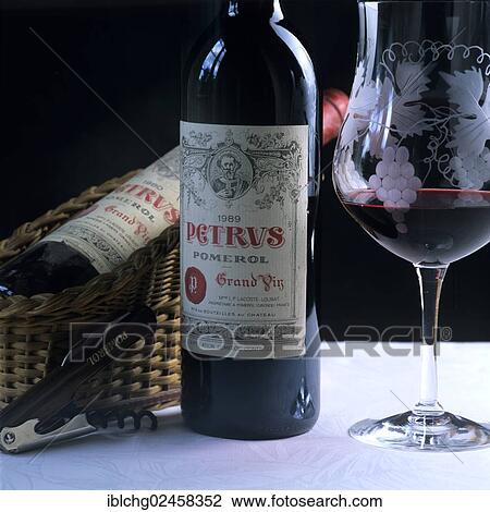 "Bottle of Chateau Petrus, grand cru of Pomerol vineyard, wine of Bordeaux, France, Europe" View Large Photo Image Stock Image - "Bottle of Chateau Petrus, grand cru of Pomerol vineyard, wine of Bordeaux, France, Europe". Fotosearch