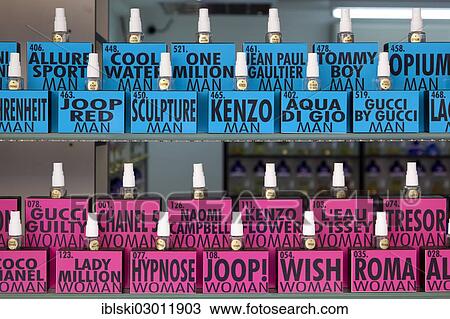 "Bottles of perfume for men and women in a perfumery in Rovinj, Rovingo, Istria, Croatia, Europe, Rovinj, Croatia, Europe" View Large Photo Image Stock Image - "Bottles of perfume for men and women in a perfumery in Rovinj, Rovingo, Istria, Croatia, Europe, Rovinj, Croatia, Europe". Fotosearch