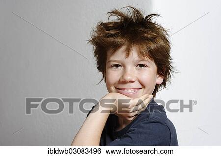 "Boy, 12 years old, with tousled hair" View Large Photo Image Stock Photograph - "Boy, 12 years old, with tousled hair". Fotosearch