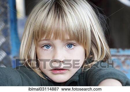 Stock Photo - "Boy, 4 years, portrait, Esslingen, Baden-Wurttemberg, Germany, Europe". Fotosearch