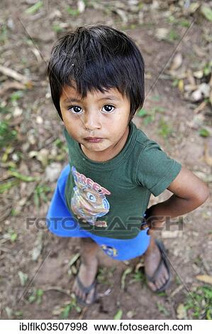 "Boy from the Mbya-Guarani indigenous group, looking Up, Kambay, Caaguazu Department, Paraguay, South America" View Large Photo Image Stock Photo - "Boy from the Mbya-Guarani indigenous group, looking Up, Kambay, Caaguazu Department, Paraguay, South America". Fotosearch