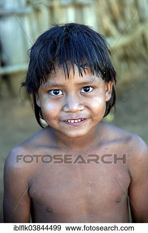 "Boy of the Xavantes people, portrait, in the village of Urere near Sangradouro, Primavera do Leste, Mato Grosso, Brazil, South America" View Large Photo Image Stock Photo - "Boy of the Xavantes people, portrait, in the village of Urere near Sangradouro, Primavera do Leste, Mato Grosso, Brazil, South America". Fotosearch