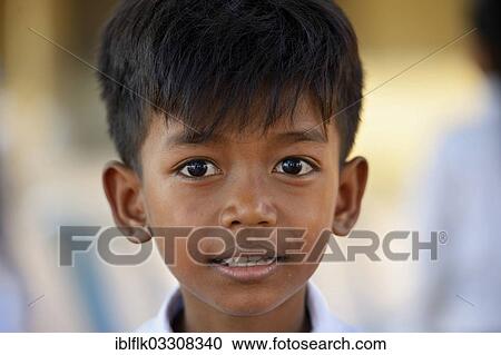 "Boy, portrait, Lompong Village, Bathi District, Takeo Province, Cambodia, Asia" View Large Photo Image Stock Image - "Boy, portrait, Lompong Village, Bathi District, Takeo Province, Cambodia, Asia". Fotosearch