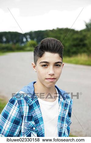 Stock Photo - "Boy, portrait". Fotosearch